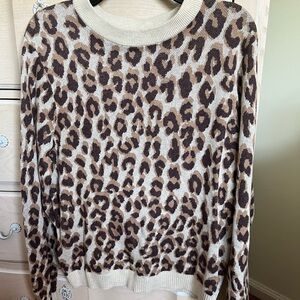 Leopard sweater brand new